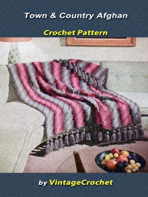 cover image of Town & Country Afghan Vintage Cochet Pattern